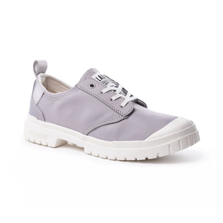 Palladium Pampa Sp20 LO WP+ Women's Oxfords Shoes Light Purple | UK E960-QVR